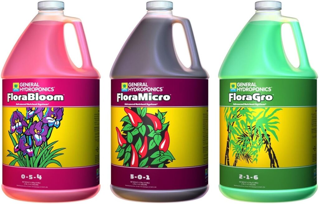 General Hydroponics Flora Grow, Bloom, Micro Combo Fertilizer, 1 gallon each, Pack of 3Beyond the Soil essentials