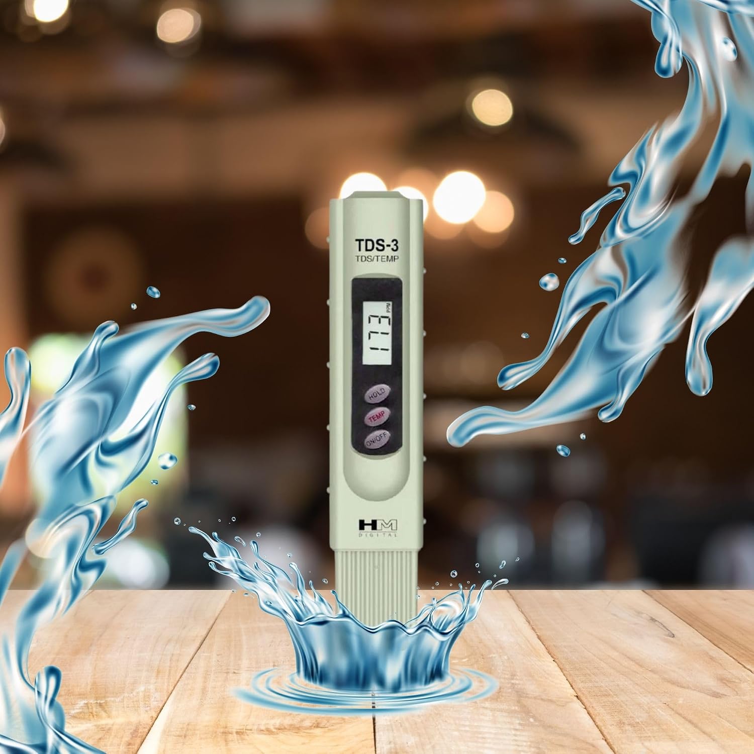 HM Digital TDS-3 Handheld TDS Meter With Carrying Case, 0 - 9990 ppm TDS Measurement Range, 1 ppm Resolution, +/- 2% Readout AccuracyBeyond the Soil equipment