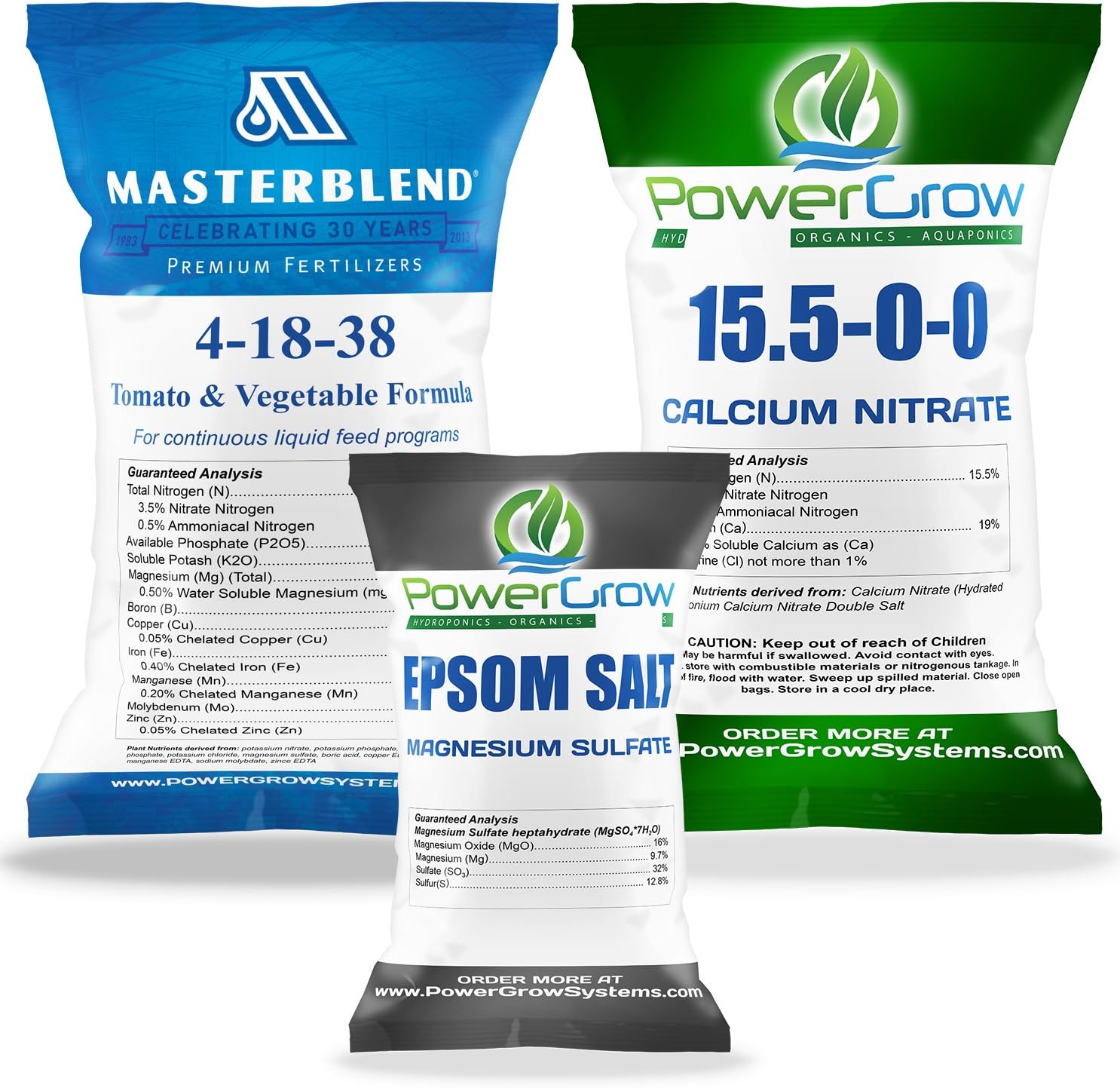 MASTERBLEND 4-18-38 Complete Combo Kit - Tomato & Vegetable Fertilizer (1.25 lb)Beyond the Soil essentials